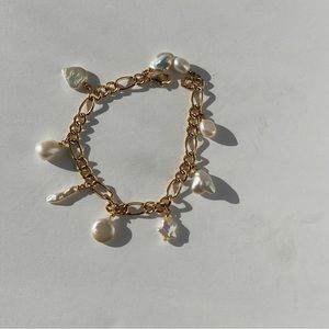Brand New Pearl Charm Bracelet